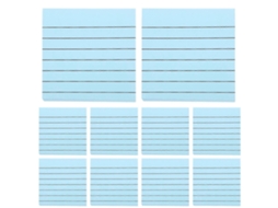 20 Blocos de Notas Práticos, Pequenos Blocos de Notas Autoadesivos, Papel para Anotações, Material de Escritório BRILVIBERA