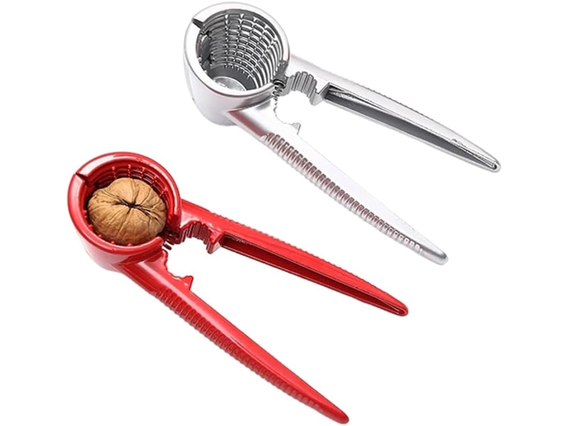 Conjunto De 2-quebra Nozes Com Cabo Antiderrapante, Abridor Multifuncional Para Nozes E Pecãs, Ideal Para Castanhas E