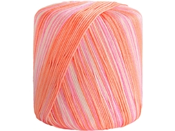 Lurelia Fio Algodão Grosso Colorido 50g 130 Metros 3,0 Mm Rosa Para Tricô Crochê Mantas Artesanais