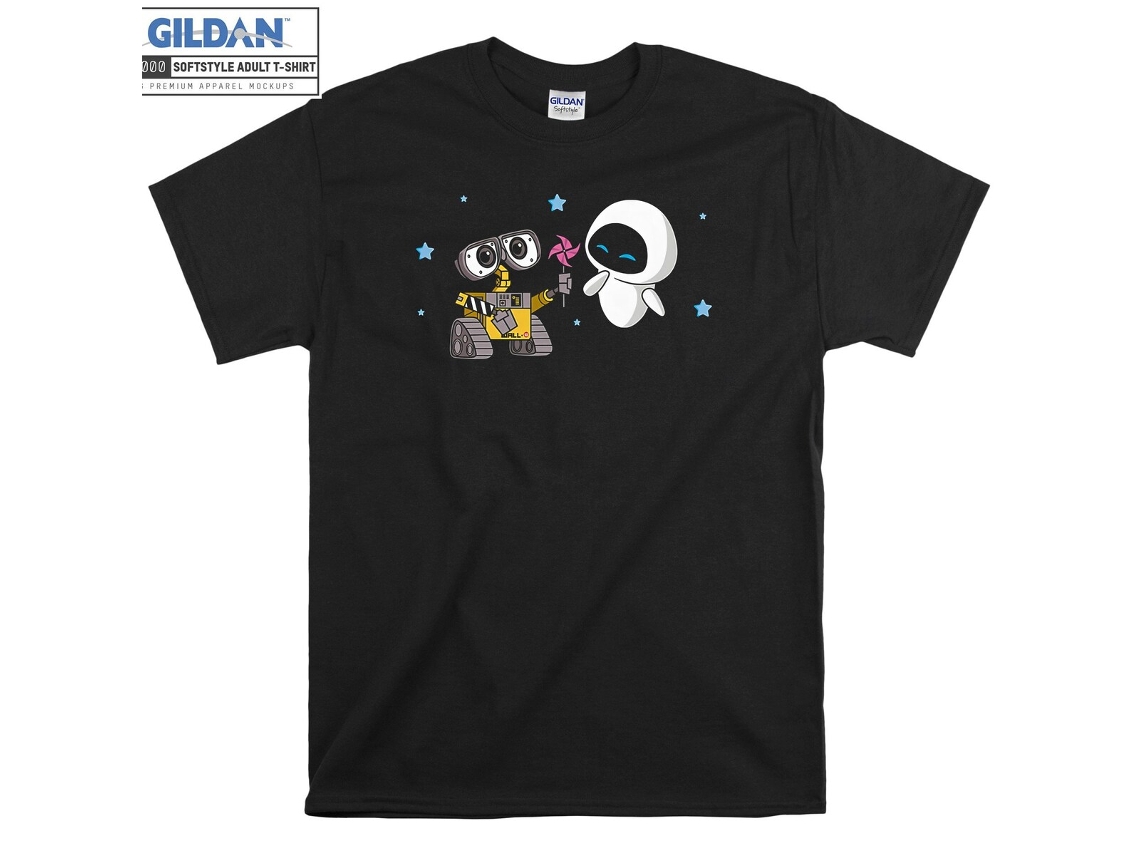 T-shirt Rockinstone Wall-e & Eve Moonscape(xl)