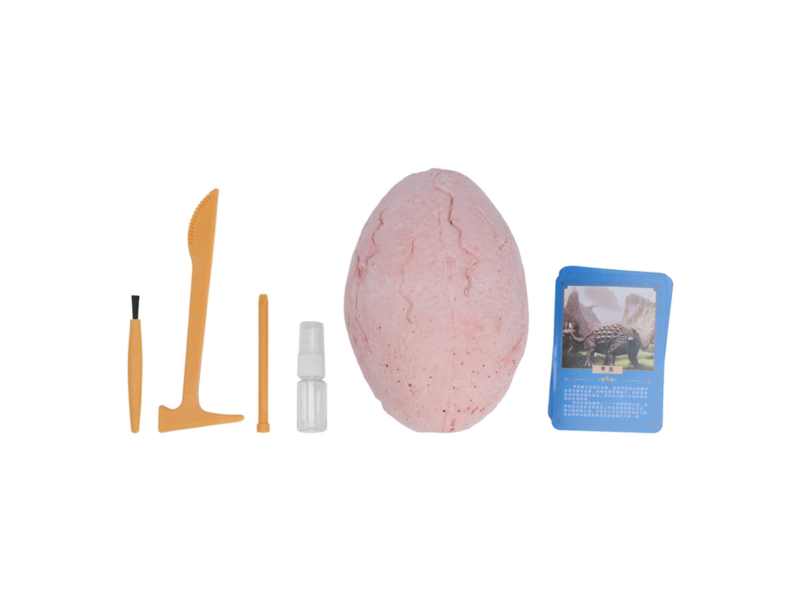 Kit De Escavação De Ovos De Dinossauro Para Crianças Com Modelos Luminosos E Cartões Informativos Ecológico