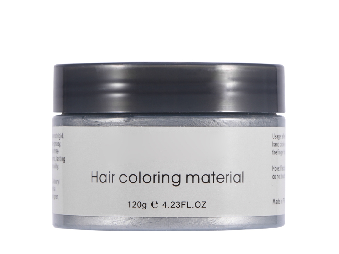 2026 crema de Tinte Desechable para Cabello En Masa 120g Color Gris para Hombre Y Mujer Peinado Coloreado