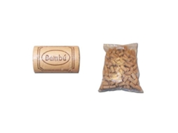 Bambu t-corcho cilindrico 38x24 200 und.colmatado lavado 31176