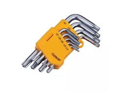 Llaves torx cortas cromo vanadio juego 9