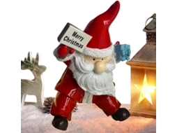 Estátuas De Papai Noel E Enfeites De Mesa |