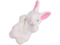Fantoche De Coelho Para Páscoa, Pelúcia Branca, Brinquedo De Role Play Igvtrade