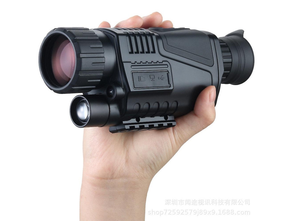 Visão Noturna Monocular 8x40 Ir 1.5 Lcd 32gb Caça Preto Bestvite