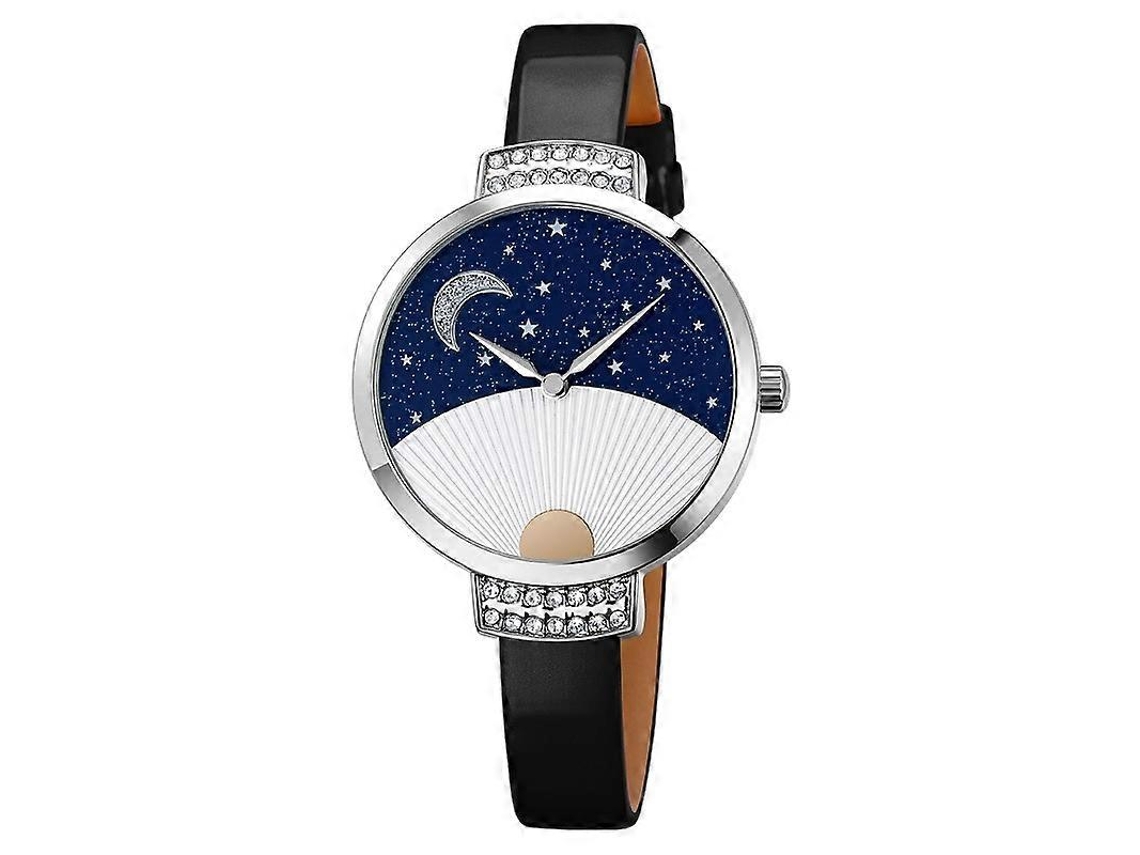 Relógio Skmei 9279 Com Fivela Em Aço Inoxidável, Pulseira De Couro E Movimento De Quartzo À Prova D'água.