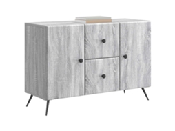 Buffet Sonoma Cinzento 89x34,5x60 Cm Derivados de Madeira MAISON EXCLUSIVE