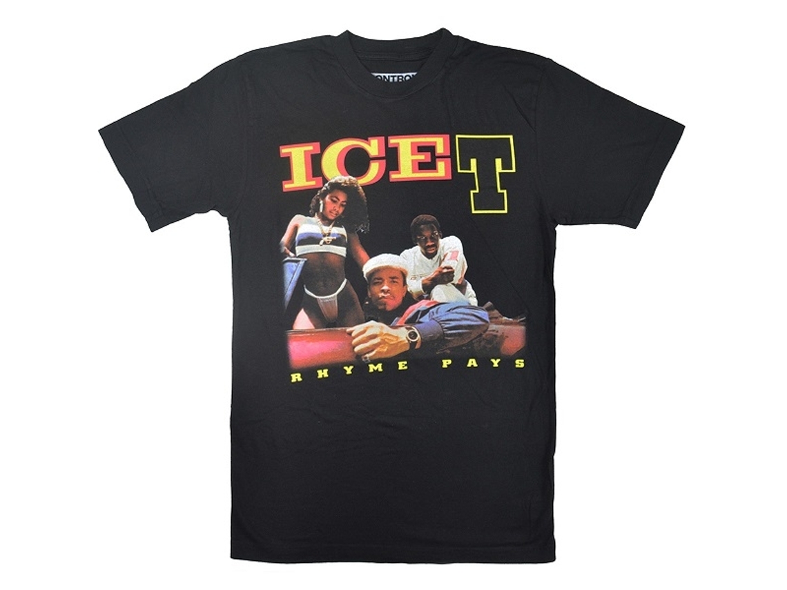 Ice-t Rhyme Pays T-shirt Unisex Adults Size:s