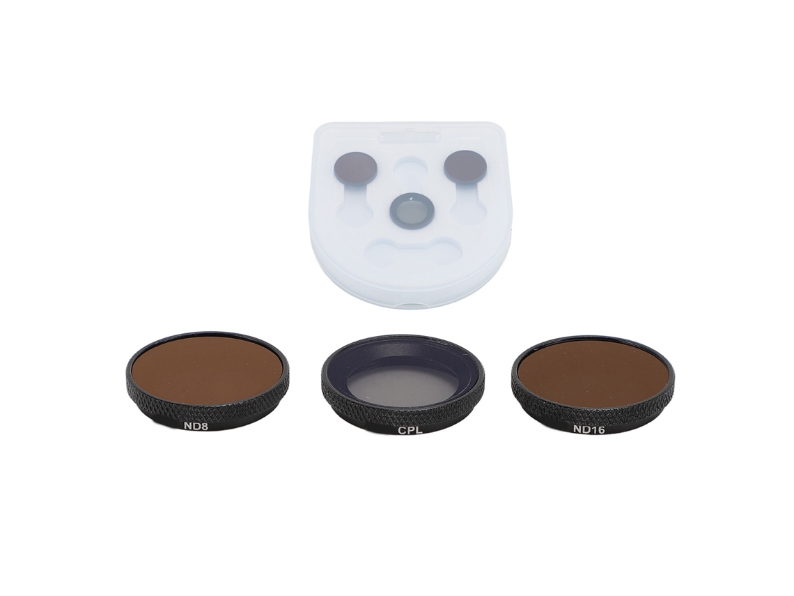 Conjunto De Filtros Cpl Nd Para Câmera De Ação Go3s: Nd8 Nd16 Vidro Óptico Portátil