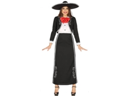 Fato de Mulher DISFRAZZES Mariachi Mexicano (Tam: M)