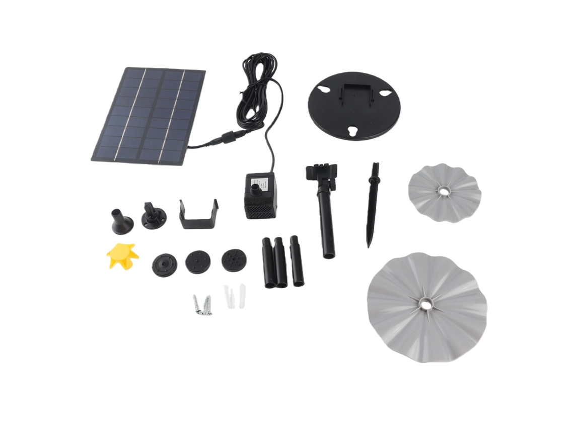 Laxiscreed Fonte Solar Para Exterior, Bomba De Água 4w, Kit Modernizado