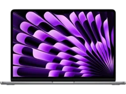 MacBook Air APPLE Cinzento Sideral (13'' - Apple M3 - 8-Core - RAM: 8 GB - 256 GB - SSD - 8-Core)