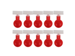 Bebedouro Primerox Flocos Automáticos, Galinha, Pato, Pombo, Sem Vazamento, PP, 10 unidades, G3/4