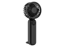 Mini Ar Condicionado Portátil, Modelo Padrão F-079, 68x60x132mm, 3000mah, Preto