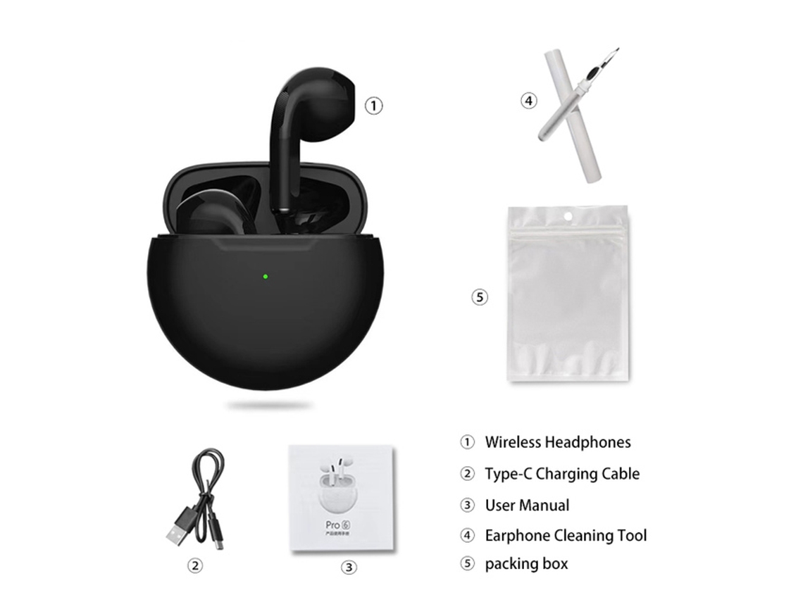 Auriculares Bluetooth True Wireless WEIMAI m90