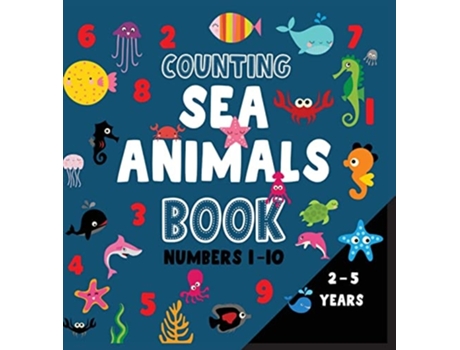 Livro Counting Sea Animals Book Numbers 1-10 De Dagna Banas (inglês - Capa Dura)