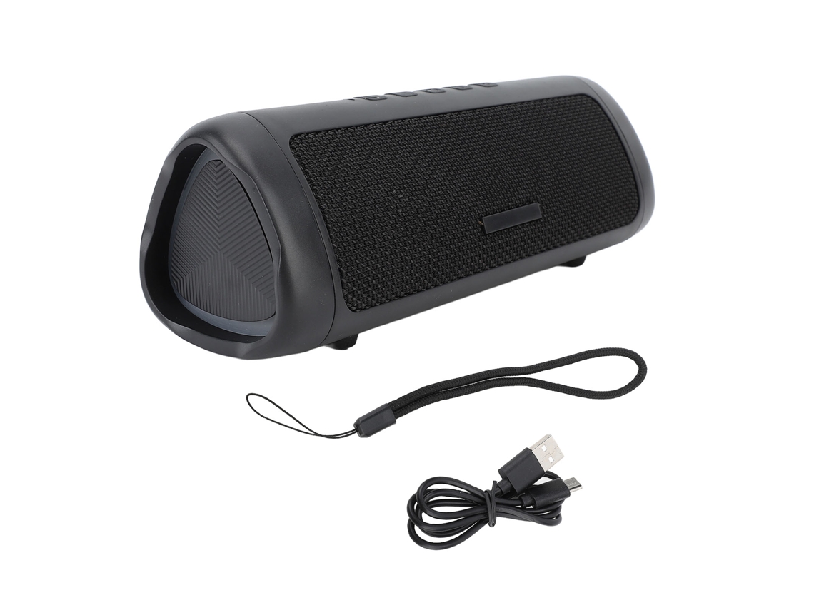 Caixa de Som Mali Bluetooth portátil, com luzes LED, resistente à água, coloridas