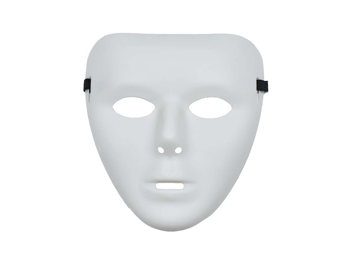 Máscara de horror anónimo LAXISCREED para teatro, Halloween, dança e máscaras de adultos LAXISCREED