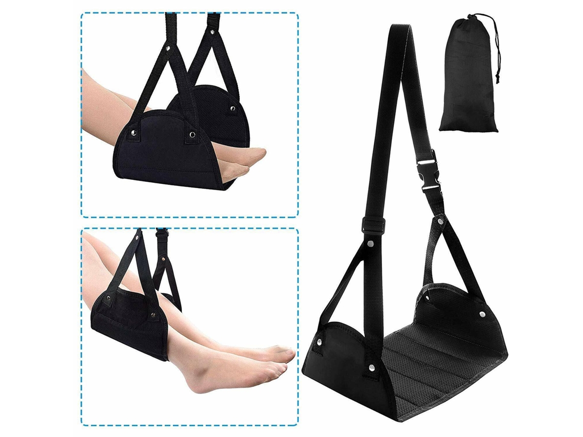Banquinho Portátil para Viagem, Apoio para os Pés para Voos AQUAFORGE