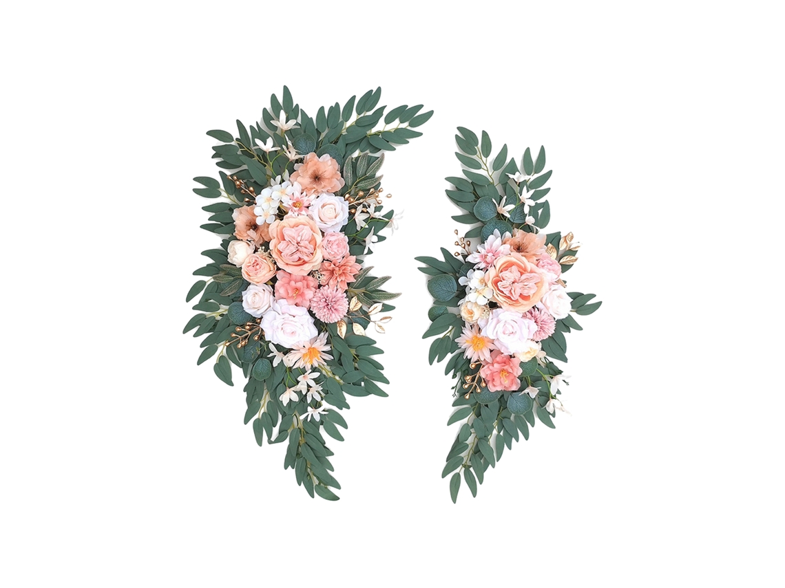 Decoração para Casamentos com Arco de Flores de Seda LAXISCREED