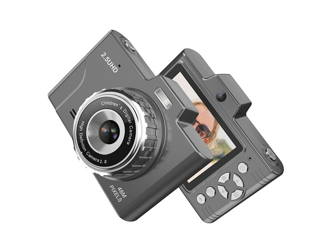 Câmera compacta portátil Yizhood de 28 polegadas com zoom de 8x, câmera CCD de tecido e cartão de memória de 32 GB