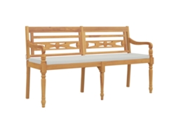 Batavia Bench, Batavia Benches Vidaxl Marrom Teca (150 Cm)