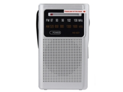 Rádio Am/fm Portátil Mini Bolso Prateado ZYBLSSBB