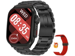 Smartwatch Atender/fazer Chamadas Tela Hd Touch De 1 96 100 Modos Esportivos Smartwatch Com 400 Mah E Monitoramento De Frequência Cardíaca Yunzii