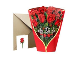 Cartão de Presente Criativo com Design de Flores LAXISCREED