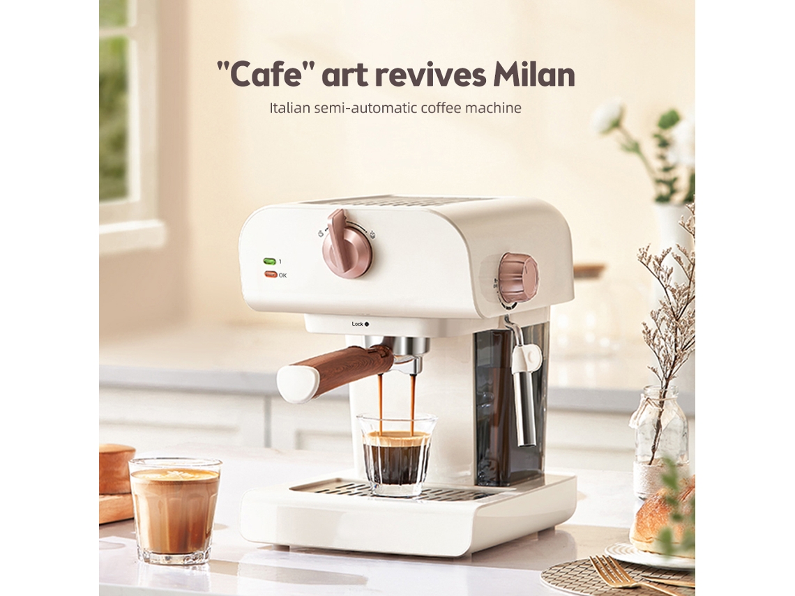 Máquina Café Espresso 20 Bar Frother Leite 850w