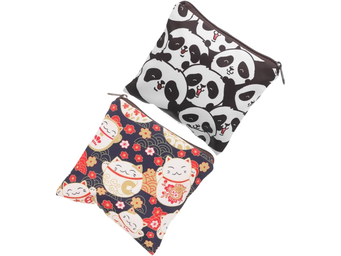 Conjunto de 2 Bolsas Organizadoras para Absorventes Higiênicos - Suporte para Absorventes Menstruais