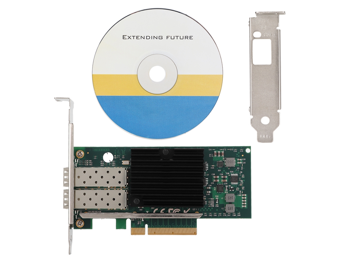 Placa de Rede Pci e LAXISCREED 10g 2 Portas Fibra