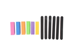 12pcs Kit De Lixas De Unhas Profissionais Com Buffer Para Manicure E Pedicure Em Casa Ou Salão