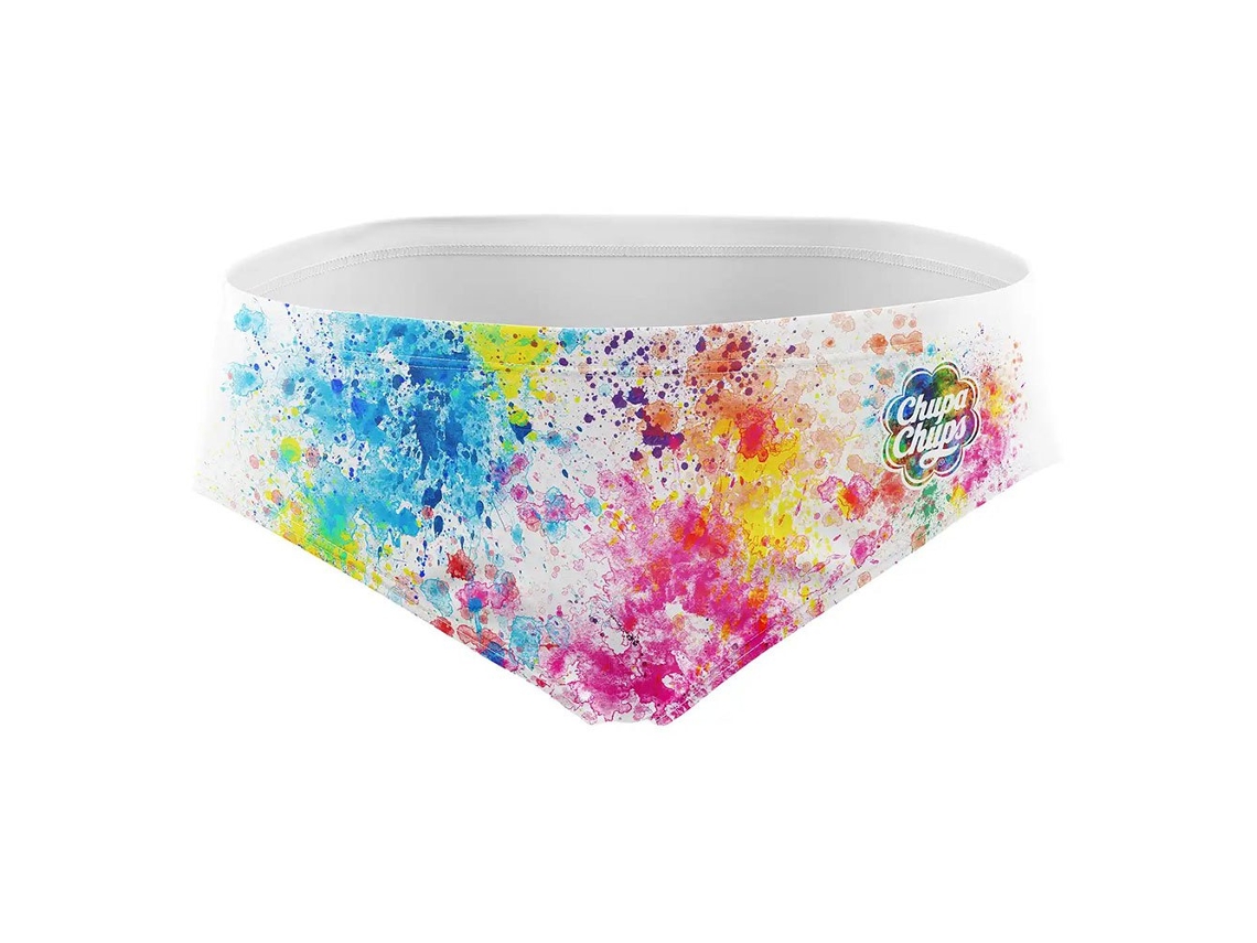 Slip de Banho Chupa Chups Paint Colorido L Homemotso
