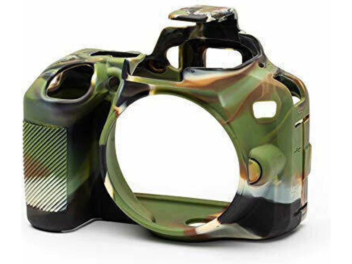 Capa Protetora EASYCOVER Nikon D3500 (Camuflagem - Compatibilidade: Nikon D3500 - Silicone)