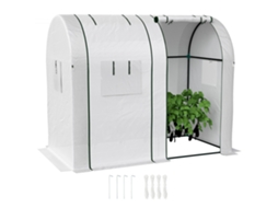 Estufa de jardim de 1,8 m² com 2 portas zipadas e 4 janelas S/MARCA
