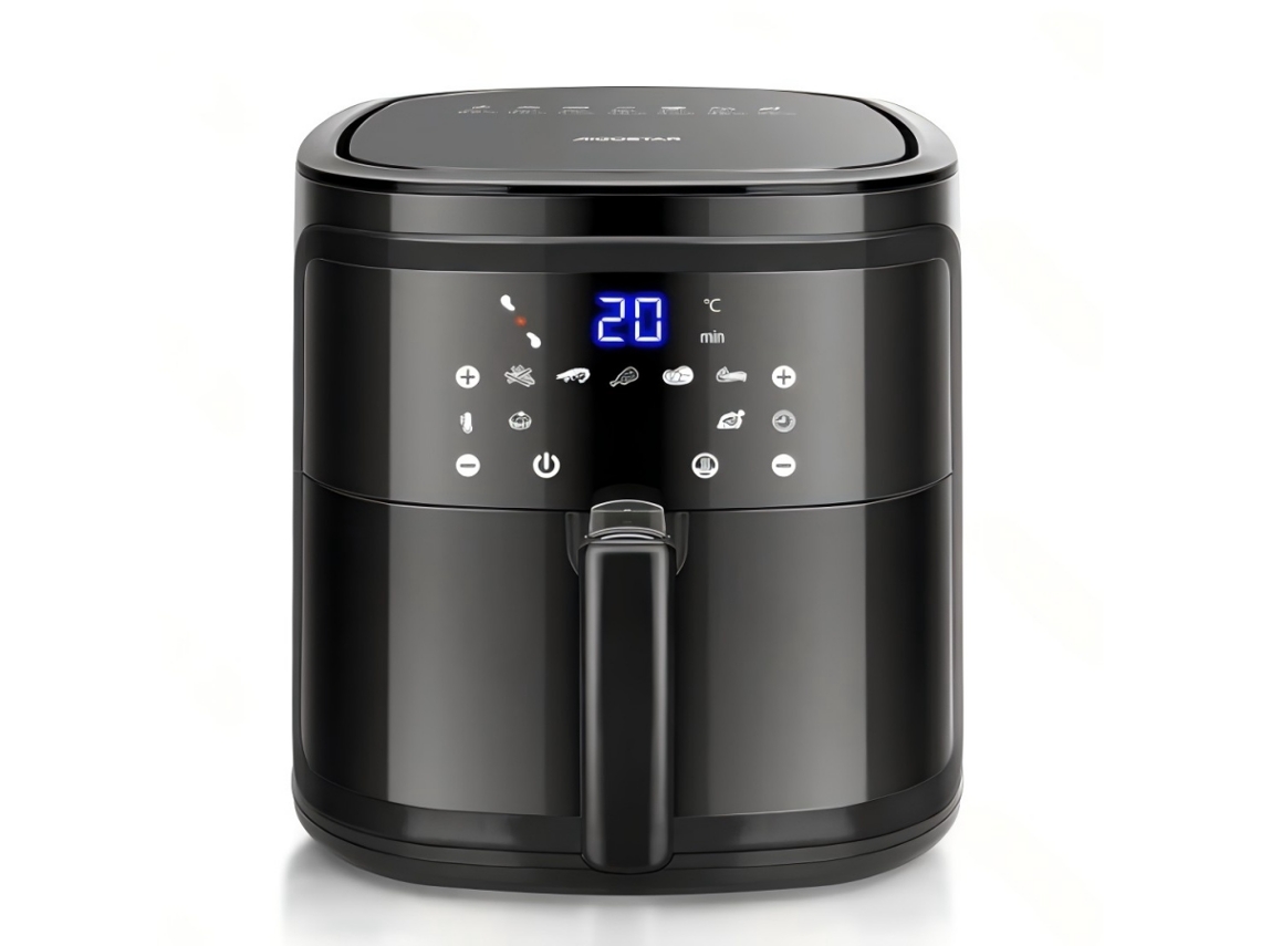Fritadeira Sem Óleo AIGOSTAR 1900W 7L Tela Touch Grande Capacidade Elétrica Multifuncional para Casa SINI TECH STORE