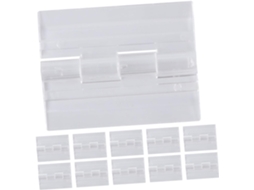 Conjunto De 12 Dobradiças Plástico Para Armários, Caixas E Móveis,