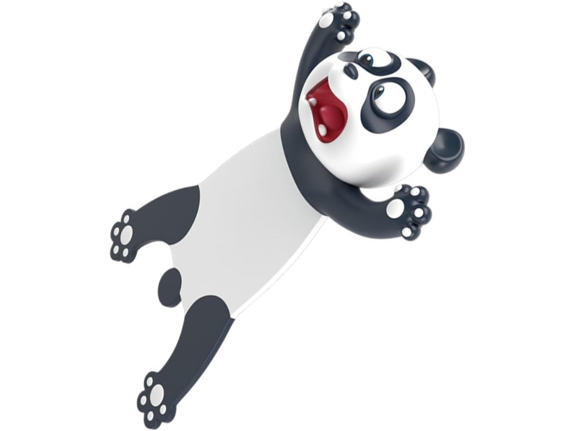 Marcador de Páginas 3D Estereoscópico em PVC com Design de Panda GOKOCO
