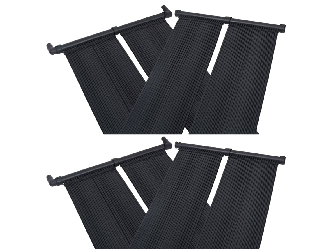 Vidaxl Painéis Aquecedores Solares De Piscina 4 Pcs 80x310 Cm