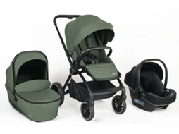 Carrinho De Bebé 3 In 1 Com Cadeira Auto Babygo Harmony Green