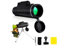 Telescópio Monocular 40x60 Para Adultos, Hd High Power Prism Monocular Monocular À Prova D Água, Preto Bestvite