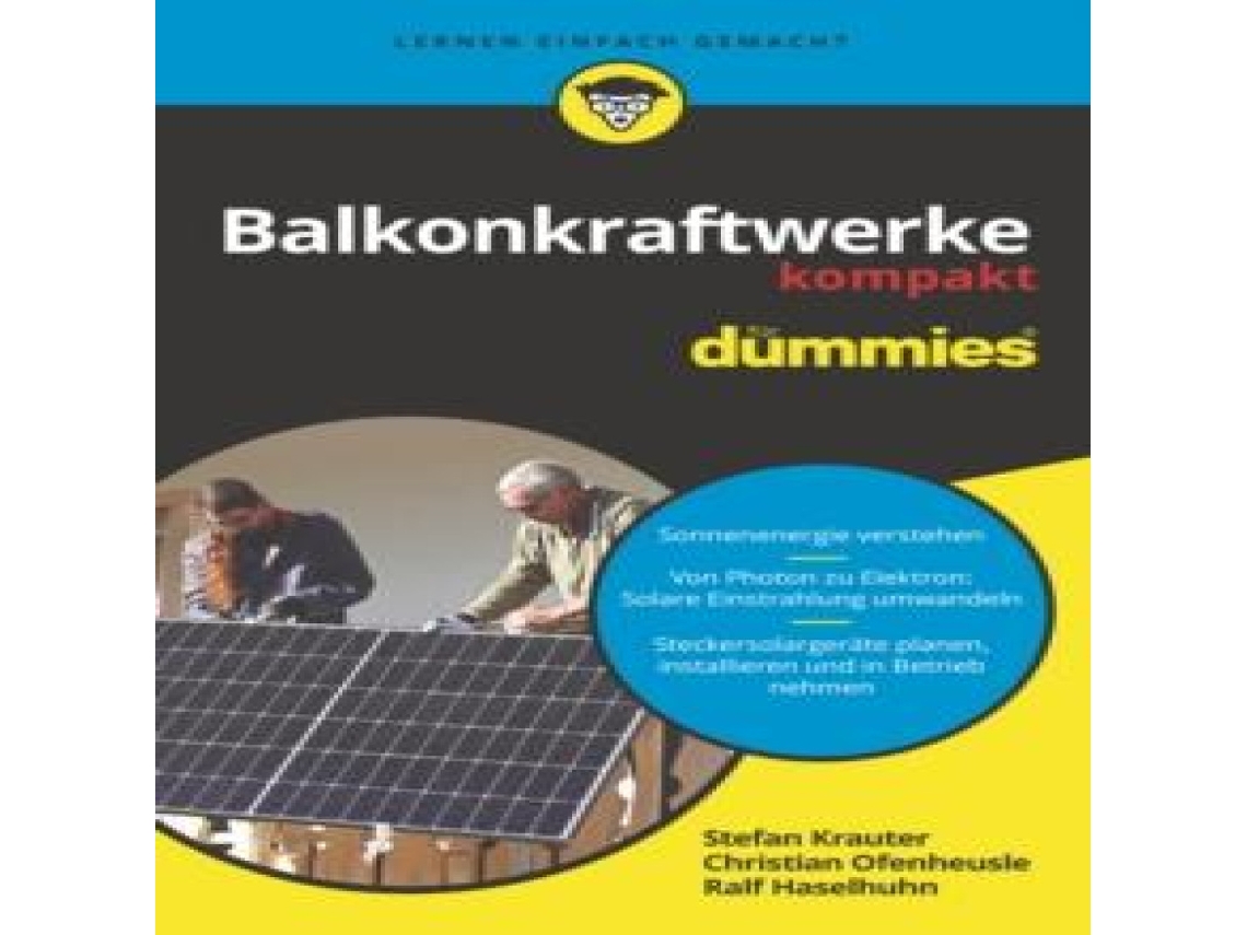 Livro Balkonkraftwerke kompakt für Dummies de Stefan Krauter (Alemão)