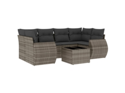 Garden Sofa Set, Garden Sofa Sets Vidaxl Cinzeto Rattan / Vime (n/a)