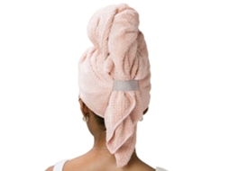 Toalha De Microfibra Feminina, Toalha Macia De Secagem Rápida, Toalha Antifrizz Para Cabelos Molhados E Grossos (rosa)