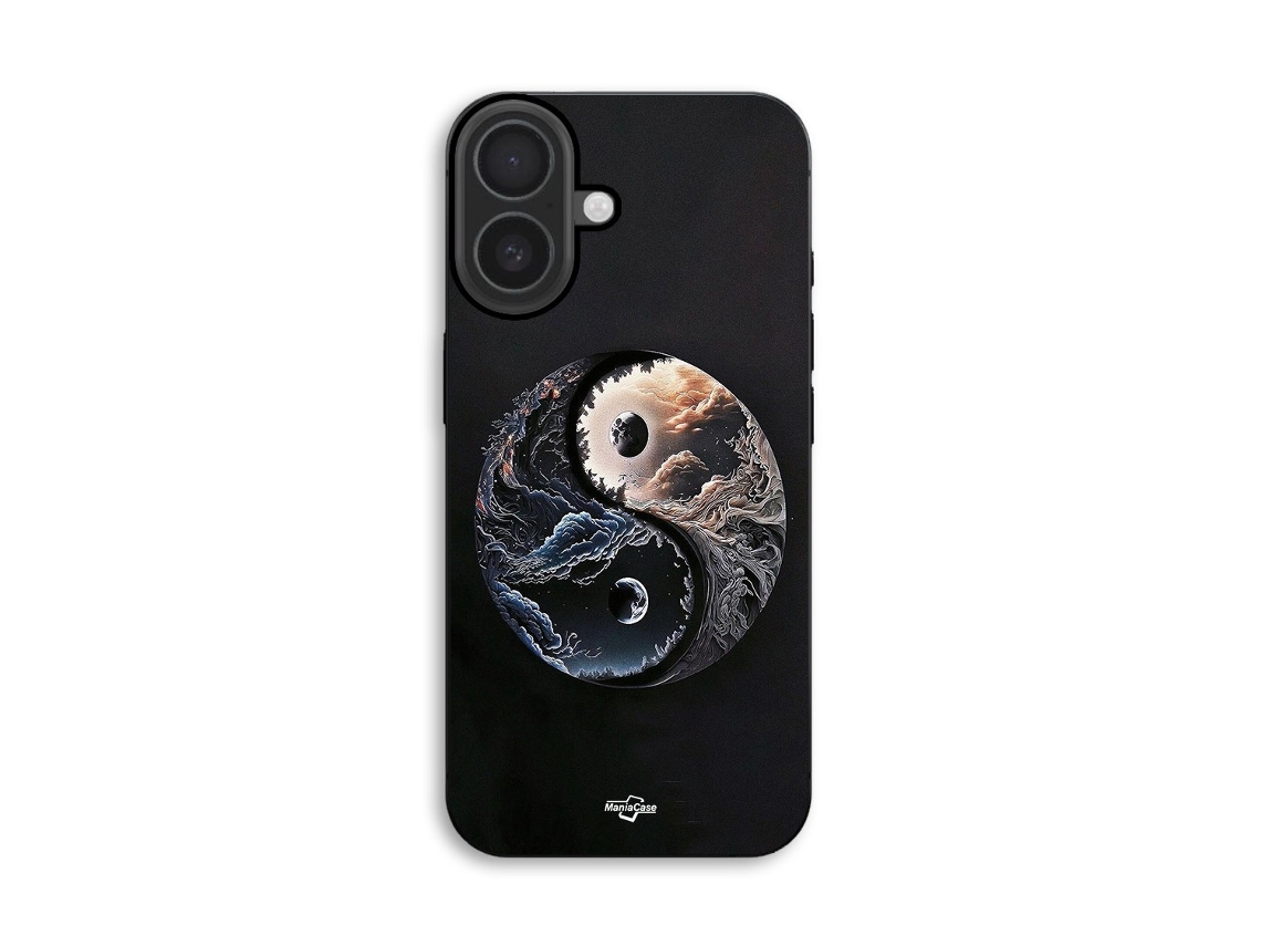Capa Para Iphone 18 Yin E Yang Dualidade Eterna Maniacase
