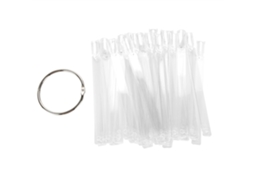 100pcs Paleta De Dicas De Unha Falsa Em Forma De Vento Para Manicure Display Transparente