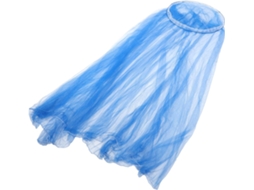 Mosquiteiro Decorativo Redondo Com Cortina Para Camas De Meninas, Portátil Para Uso Interno E Externo, Azul